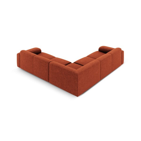 Rohová pohovka v cihlové barvě (variabilní roh/do L) Molino – Micadoni Home-image-2