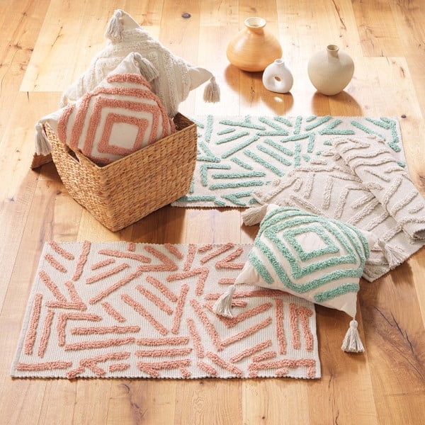 Růžovo-krémový pratelný koberec 60x90 cm Athena – douceur d'intérieur-image-2