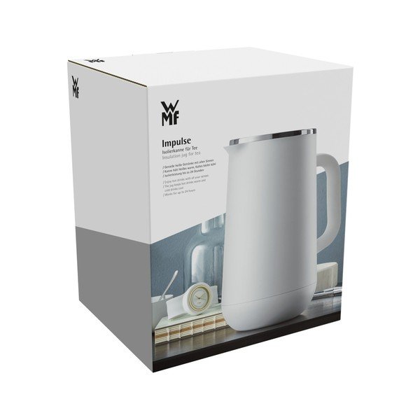 Nerezová termoska v bílé barvě WMF Cromargan® Impulse, 1 l-image-1