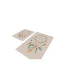 Béžové koupelnové předložky v sadě 2 ks 60x100 cm – Mila Home