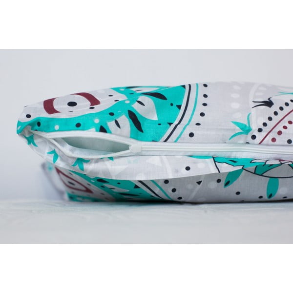 Bavlněné povlečení s tyrkysovým dekorem Cotton House Mandala, 140 x 200 cm-image-2