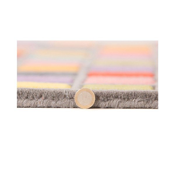 Vlněný koberec Flair Rugs Illusion Campari, 80 x 150 cm-image-4