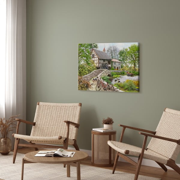 Obraz 60x80 cm Watermill – Styler-image-2