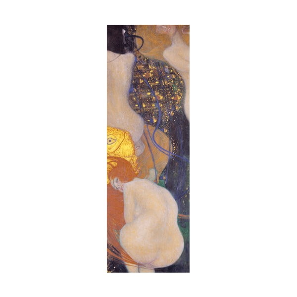 Reprodukce obrazu Gustav Klimt - Goldfish, 90 x 30 cm