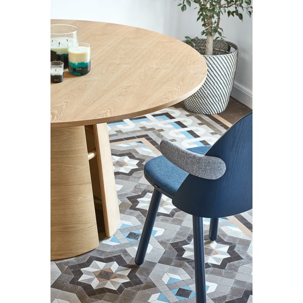 Kulatý jídelní stůl v dekoru dubu v přírodní barvě ø 137 cm Cep – Teulat-image-2