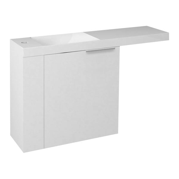 Bílá závěsná skříňka bez umyvadla 50x50 cm Latus Vi – Sapho