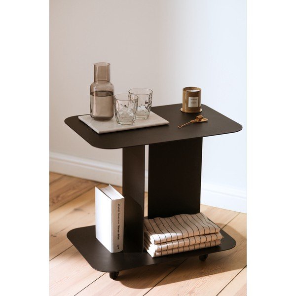 Kovový servírovací stolek na kolečkách 40x60 cm HO – noo.ma-image-1