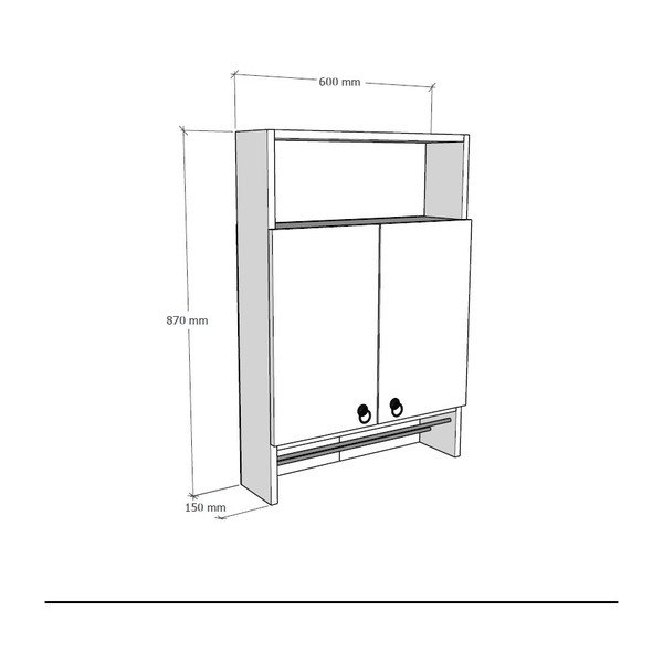 Bílá koupelnová skříňka Puqa Design Beta-image-3