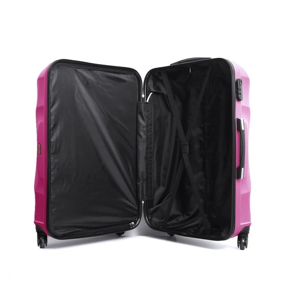 Růžový cestovní kufr na kolečkách Hero Moscou-e, 30 l-image-1