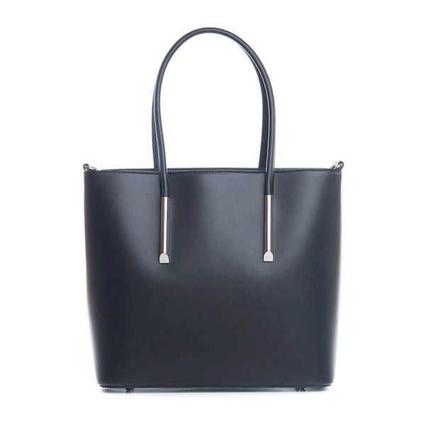 Černá kožená kabelka Mila Blu Glaci
