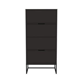 Černá komoda Tenzo Lipp, 60 x 127 cm