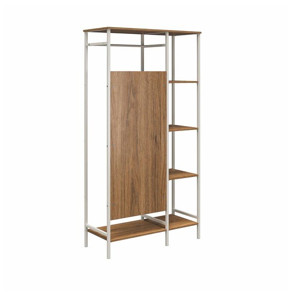 Šatní skříň v dekoru ořechu 95x180 cm Modine - Støraa-image-2