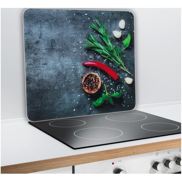 Kryt na zeď u sporáku z tvrzeného skla 50x56 cm Rosemary - Maximex-image-1