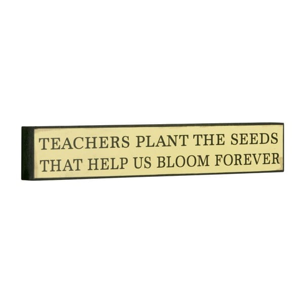 Cedule Teachers plant the seeds, 5x30 cm
