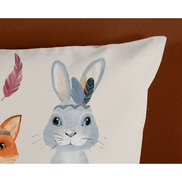 Hnědé/béžové bavlněné dětské povlečení na jednolůžko 140x200 cm Rave – Good Morning-image-3