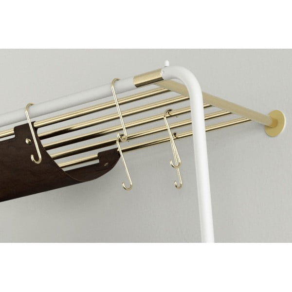 Bílá kovová předsíňová sestava Lean On Me – UMAGE-image-4