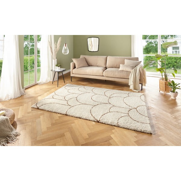 Krémově bílý koberec Mint Rugs Allure Thane, 160 x 230 cm-image-1