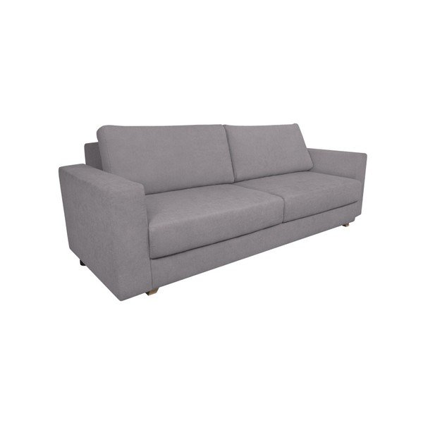 Světle šedá trojmístná rozkládací pohovka Kooko Home Soul-image-1