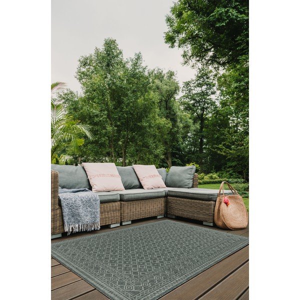 Zelený venkovní koberec 230x160 cm Terrazzo - Floorita-image-1