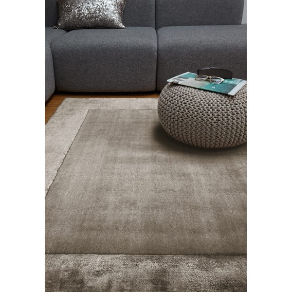 Hnědý ručně tkaný koberec s příměsí vlny 160x230 cm Ascot – Asiatic Carpets-image-1