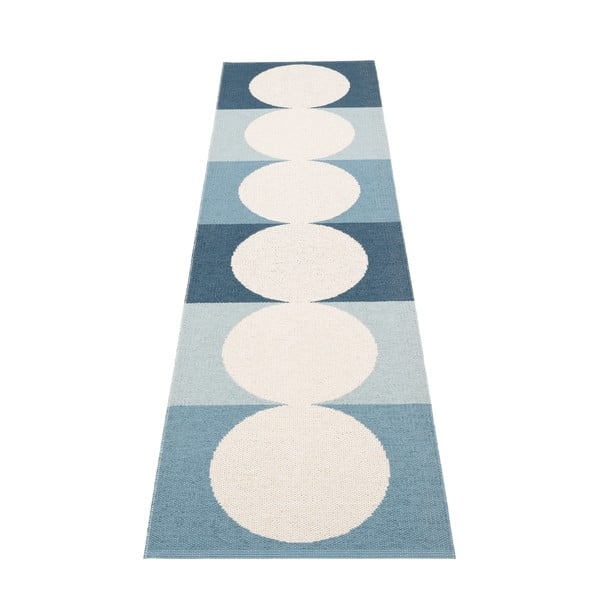 Modro-krémový vnitřní a venkovní běhoun 70x280 cm Otto Sky – Pappelina-image-2