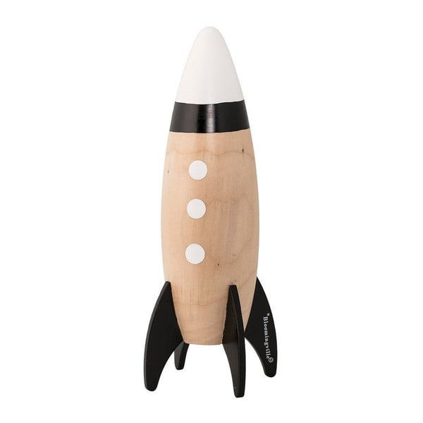Dětská hračka z bukového dřeva Bloomingville Toy Rocket