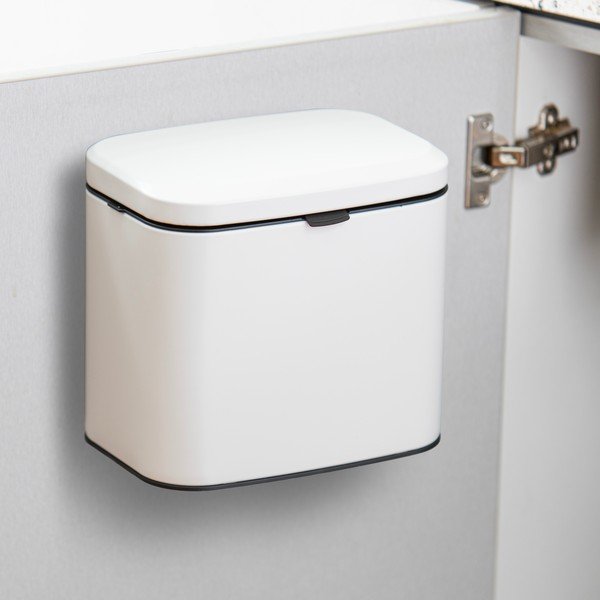 Bílá nádoba na kompostovatelný odpad 4 l Essentials – Ladelle-image-4