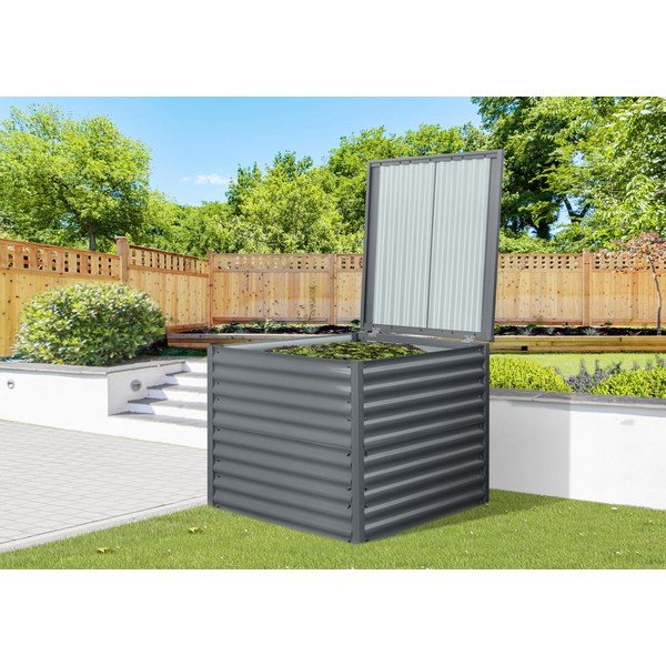 Tmavě šedý komposter 820 l Premium – Rojaplast-image-1