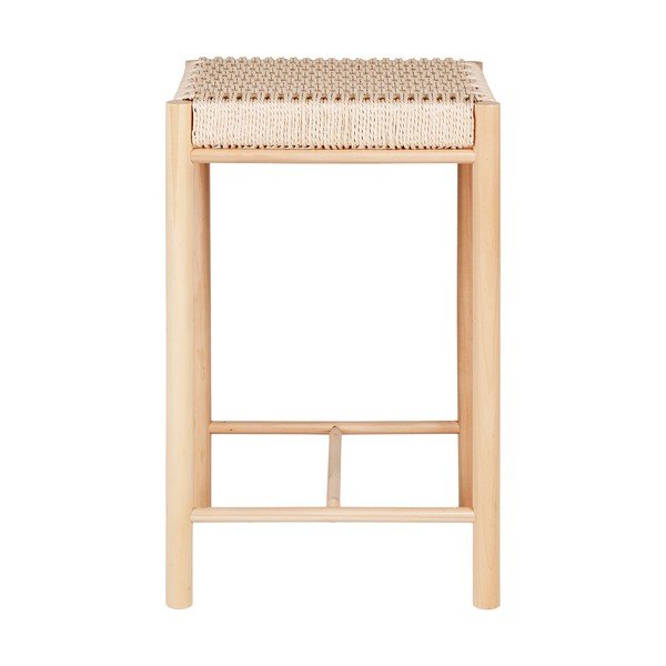 Barová židle z topolového dřeva v přírodní barvě 66,5 cm Abano – House Nordic-image-3