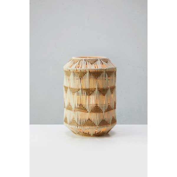 Stolní lampa v přírodní barvě se stínidlem z textilu a juty (výška 35 cm) Ano – Markslöjd-image-3