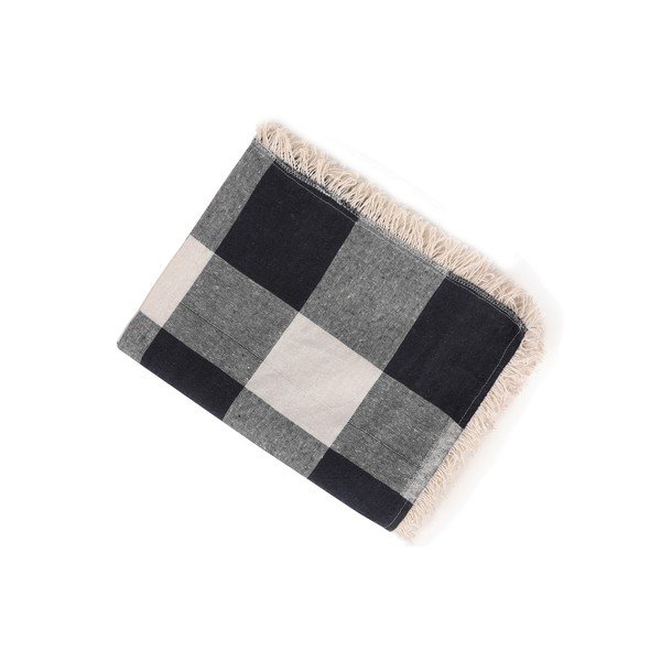 Bavlněná deka EnLora Home Dama Dark Blue, 160 x 220 cm-image-3