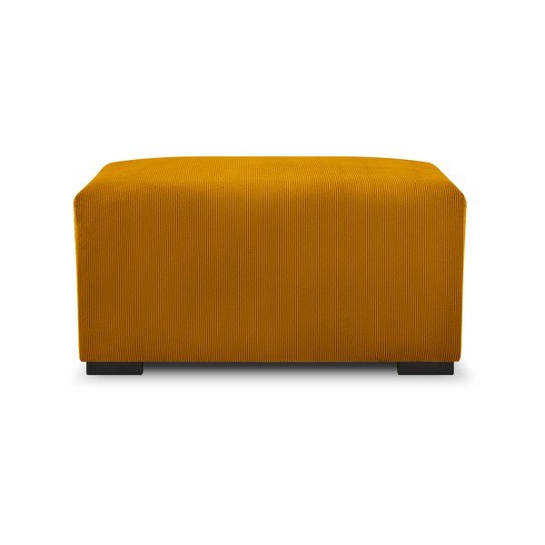 Žlutý manšestrový puf Cosmopolitan Design Hobart-image-3