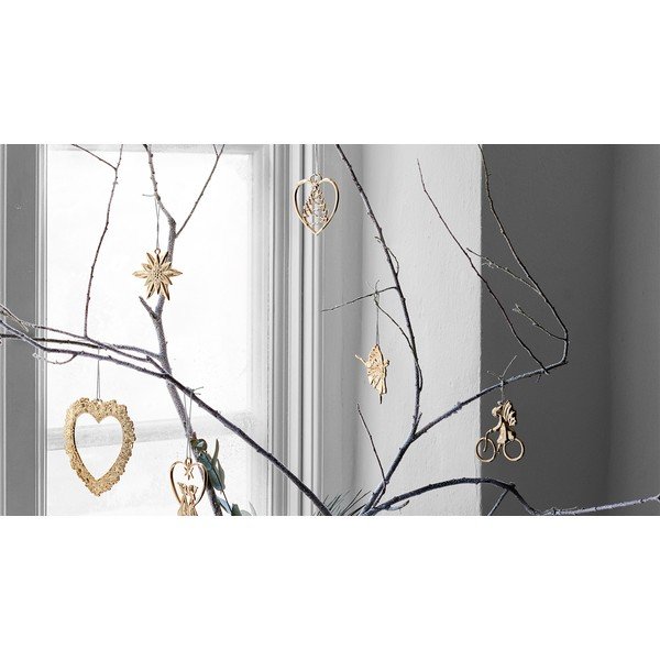 Závěsná vánoční dekorace ve zlaté barvě Kähler Design-image-3