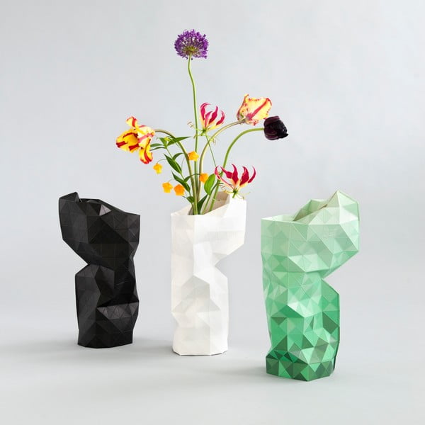 Papírová váza Grey Gradient-image-1