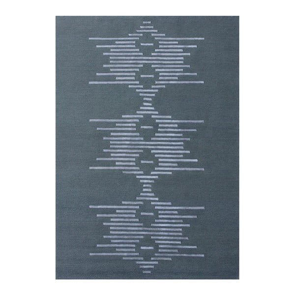 Šedý ručně vázaný koberec Linie Design Dany, 170 x 240 cm