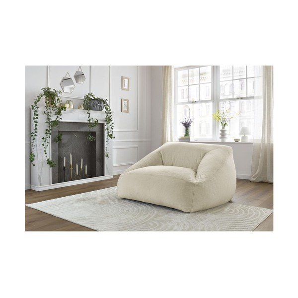 Krémový sedací vak z umělé kožešiny Lilibet – Bobochic Paris-image-1