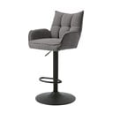 Šedé barové židle s nastavitelnou výškou v sadě 2 ks Marilla – Unique Furniture