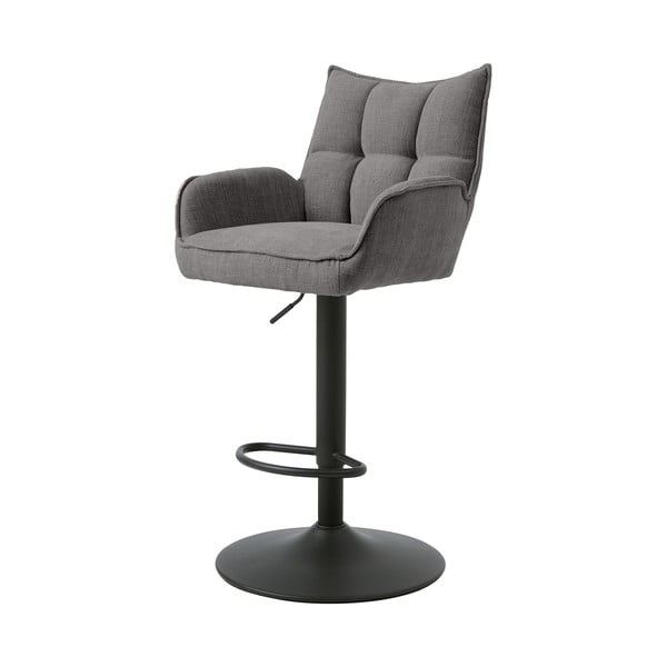 Šedé barové židle s nastavitelnou výškou v sadě 2 ks Marilla – Unique Furniture