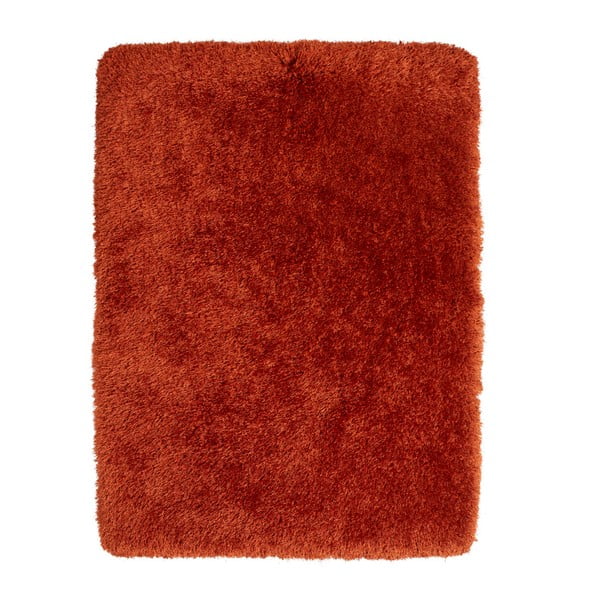 Červený ručně tuftovaný koberec Think Rugs Montana Puro Terra, 80 x 150 cm