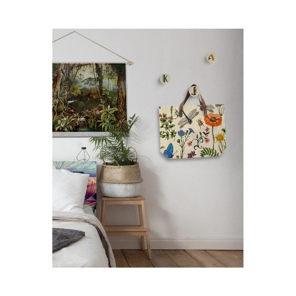 Plátěná taška s uchem z imitace kůže Surdic Bella-image-1