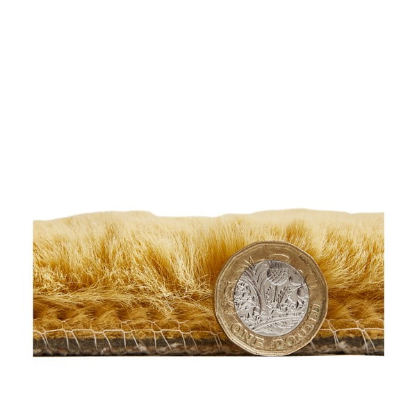 Žlutý koberec Think Rugs Teddy, 60 x 120 cm-image-2