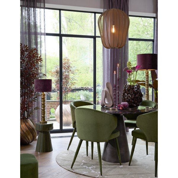 Kovový kulatý odkládací stolek ø 29 cm Dakwa – Light & Living-image-1