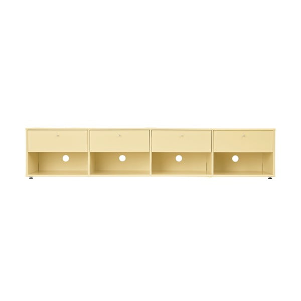 Světle žlutý TV stolek 214x45 cm Mistral – Hammel Furniture