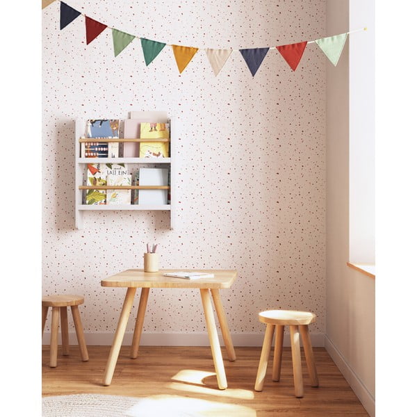 Bílá patrová dětská police 50 cm Gopi – Kave Home-image-2