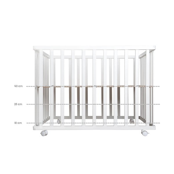Bílá dětská ohrádka 100x75 cm Sternenzauber – Roba-image-2