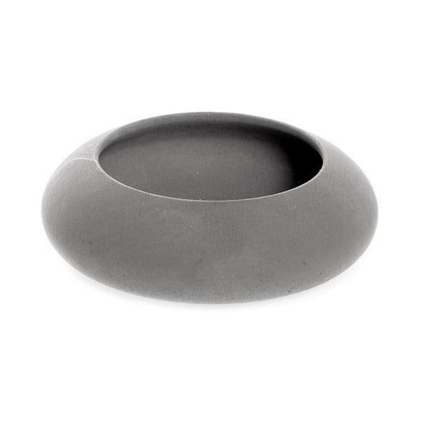 Šedá betonová miska Iris Hantverk, Ø9.5 cm