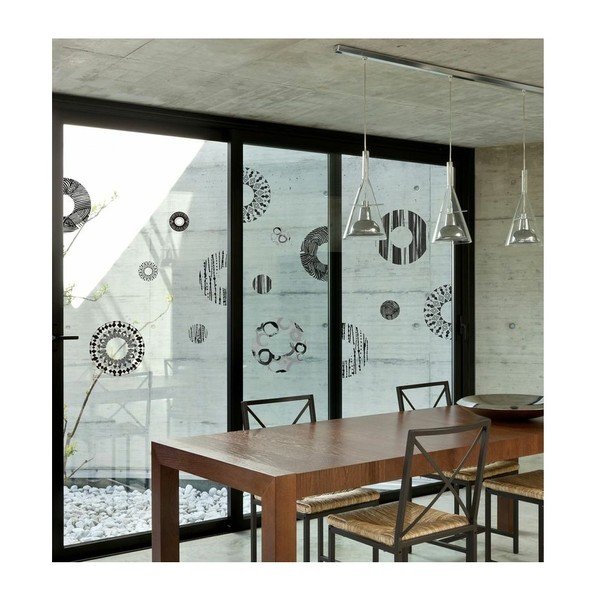 Samolepka Ambiance Grey And Black Circles-image-2