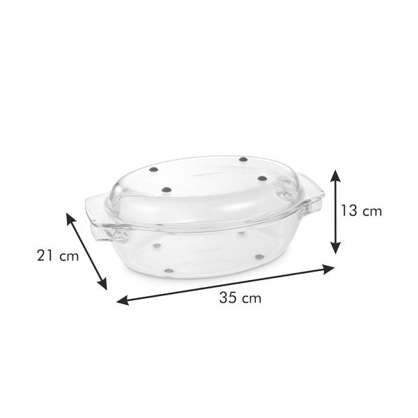 Skleněný pekáč s poklopem 21x35 cm GrandChef – Tescoma-image-2