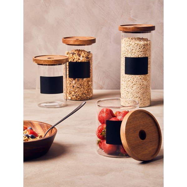 Skleněná dóza na potraviny Tromso – Premier Housewares-image-1