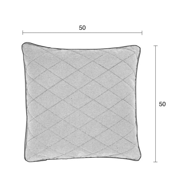 Červený polštář s výplní Zuiver Diamond, 50 x 50 cm-image-2